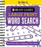 Brain Games 2-In-1 - Large Print Word Search