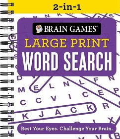 Brain Games 2-In-1 - Large Print Word Search - Publications International Ltd; Brain Games