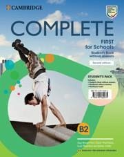 Complete First for Schools for Spanish Speakers Student's Pack (Student's Book Without Answers and Workbook Without Answers and Audio) - Brook-Hart, Guy; Hutchison, Susan; Passmore, Lucy; Uddin, Jishan; De Souza, Natasha