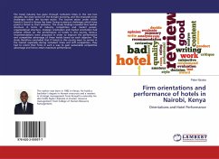 Firm orientations and performance of hotels in Nairobi, Kenya
