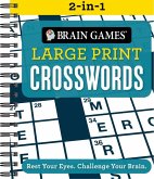 Brain Games 2-In-1 - Large Print Crosswords