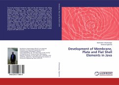 Development of Membrane, Plate and Flat Shell Elements in Java