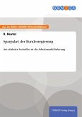 Sparpaket der Bundesregierung (eBook, ePUB)