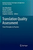 Translation Quality Assessment