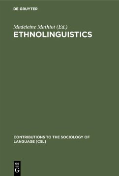 Cover Ethnolinguistics (eBook, PDF)