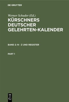 Cover N - Z und Register (eBook, PDF)