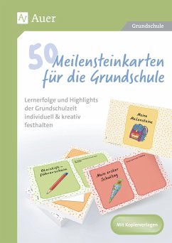 50 Meilensteinkarten für die Grundschule