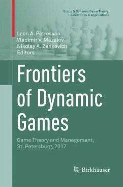 Frontiers of Dynamic Games