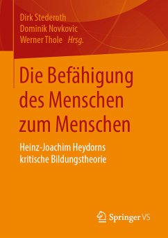 Die Befähigung des Menschen zum Menschen (eBook, PDF)