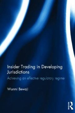 Insider Trading in Developing Jurisdictions - Bewaji, Wunmi