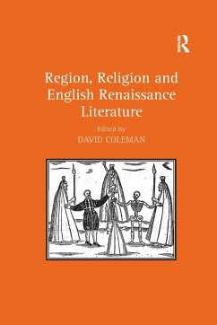 Cover Region, Religion and English Renaissance Literature