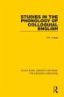 Studies in the Phonology of Colloquial... - Bild 1