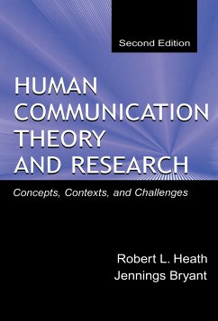 Human Communication Theory and Research - Heath, Robert L; Bryant, Jennings