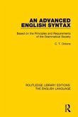 An Advanced English Syntax An Advanced English Syntax