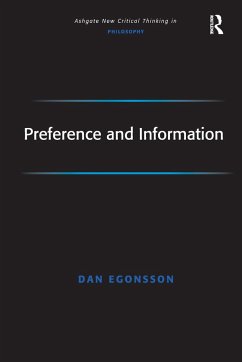 Preference and Information - Egonsson, Dan