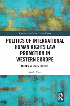 Politics of International Human Rights Law Promotion in Western Europe - Casla, Koldo