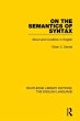 On the Semantics of Syntax - Bild 1