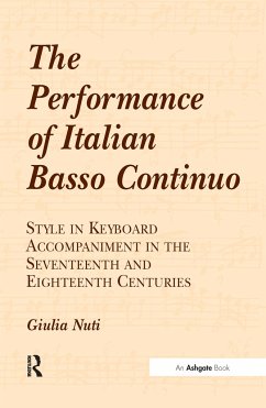 The Performance of Italian Basso Continuo - Nuti, Giulia
