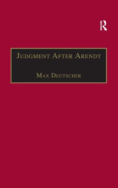 Judgment After Arendt - Deutscher, Max