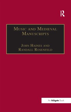 Music and Medieval Manuscripts - Rosenfeld, Randall