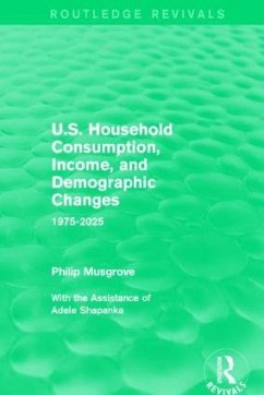 U.S. Household Consumption, Income, and Demographic Changes - Musgrove, Philip