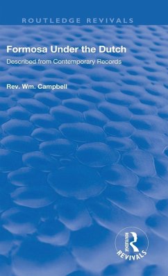 Cover Formosa Under the Dutch