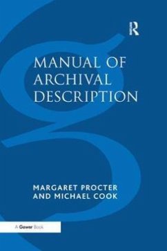 Manual of Archival Description - Procter, Margaret;Cook, Michael