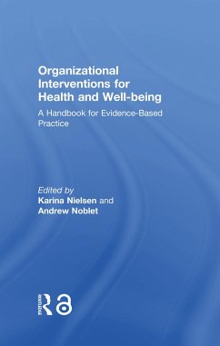 Organizational Interventions for Health and Well-being