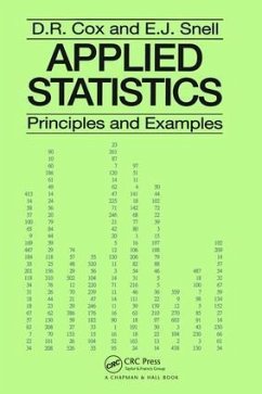 Applied Statistics - Principles and Examples - Cox, D R