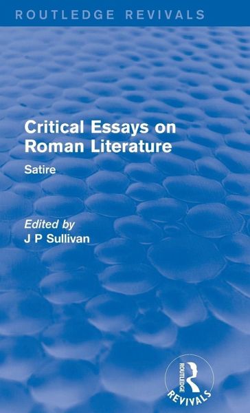 Critical Essays on Roman Literature