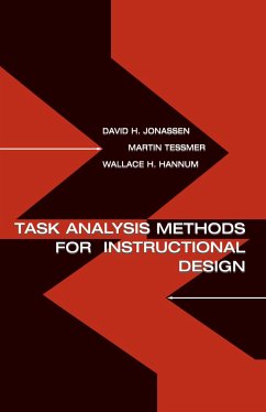 Task Analysis Methods for Instructional Design - Jonassen, David H; Tessmer, Martin; Hannum, Wallace H