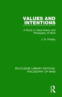 Values and Intentions - Findlay, J N