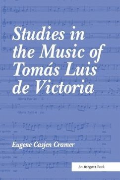 Studies in the Music of Tomas Luis de Victoria - Cramer, Eugene Casjen