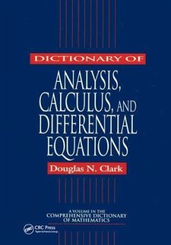 Dictionary of Analysis, Calculus, and Differential Equations