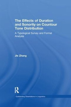 The Effects of Duration and Sonority on Countour Tone Distribution - Zhang, Jie