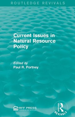 Cover Current Issues in Natural Resource Policy