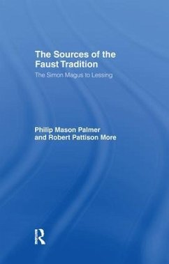 Sources of the Faust Trad Cb - More, Robert P; Palmer, Philip M