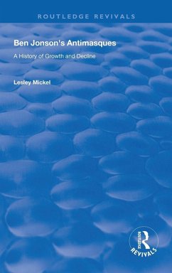 Cover Ben Jonson's Antimasques