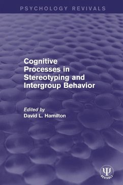 Cognitive Processes in Stereotyping and Intergroup Behavior