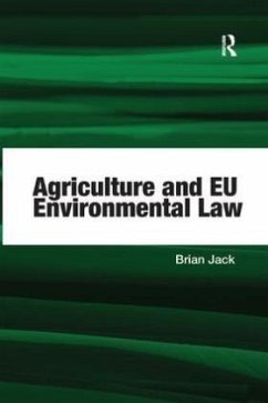 Cover Agriculture and EU Environmental Law
