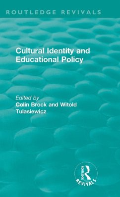 Cover Cultural Identity and Educational Policy