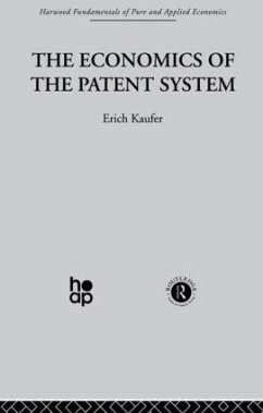 The Economics of the Patent System - Kaufer, E.