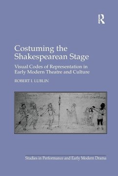 Costuming the Shakespearean Stage Cover Costuming the Shakespearean Stage