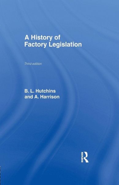 A History of Factory Legislation