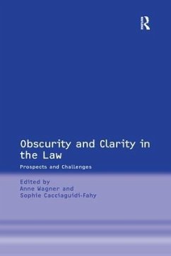 Obscurity and Clarity in the Law - Cacciaguidi-Fahy, Sophie