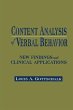 Content Analysis of Verbal Behavior - Bild 1