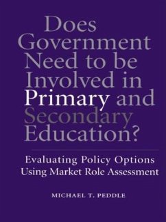 Does Government Need to be Involved in Primary and Secondary Education - Peddle, Michael T