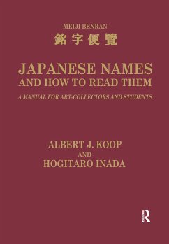 Japanese Names and How to Read Them - Inada, H.; Koop, A J