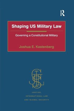 Cover Shaping US Military Law