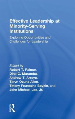 Effective Leadership at Minority-Serving Institutions Cover Effective Leadership at Minority-Serving Institutions
